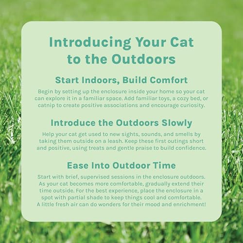 Kitty City Outdoor Catio Furniture and Play Kits for Cats, Three Way Tunnel - color: 3-Way Tunnel/Tent Combo