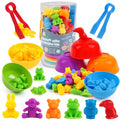 Counting Animals Toys Matching Game Preschool Learning Activity for 3+yrs