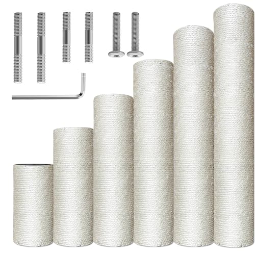 Catry Replacement Scratching Post for Any Cat Tree or Tower Post Repairing - size: 12.5 Inches