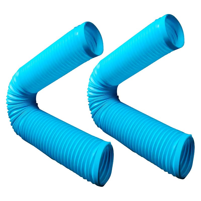 2 Pack Hamster Tunnel Ferrets Fun Tunnels Foldable Exercising Training Tubes Hideout Pipe Toy for Guinea Pigs Chinchillas Gerbils Mouse Rabbit Small Animal Pet Rats