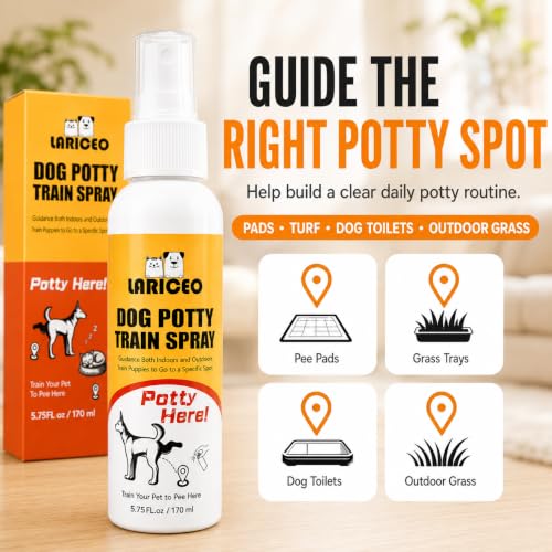 Dog Potty Location Training Sprays for No-Go and Go-Here Zones - size: 360ml