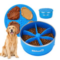Slow Feeder Insert Dog Bowl 8 Cups Stainless Steel with Lick Mat