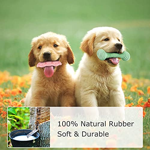 Dog Chew Toys for Puppy Teething, 3Pack 2-8 Months Puppies Teething Toys Soft & Durable Puppy Toys for Cleaning Teeth and Protects Oral Health Both Small Dogs & Medium Dog Suitable (3 Pack) - color: 3 PACK