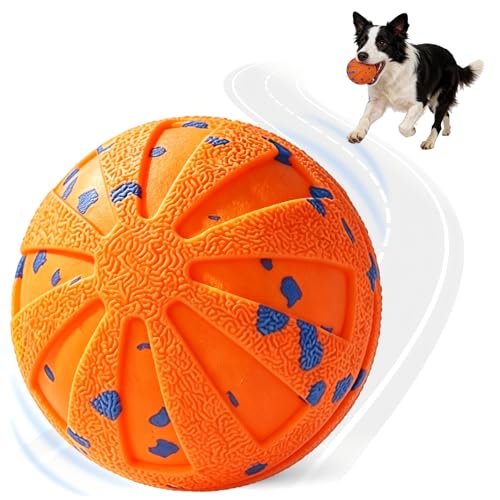 Self-Moving Rolling Dog Ball, Interactive Toy, Rechargeable - color: Energetic Orange