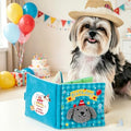 Dog Snuffle Sound Book Crinkle Hide Treat Puzzle (Birthday) - color: birthday