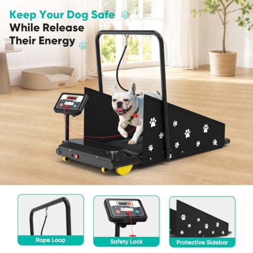 Petbobi Dog Treadmill for Small & Medium Dogs Quiet Motor Indoor Exercise