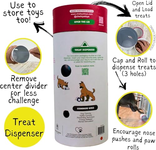 3-in-1 Enrichment Set, Tug, Sniff & Treat Dispense (Purple) - color: Lavender