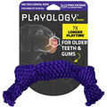 Playology Rope Dog Toys for Senior Dogs - Medium, Pork Sausage Scent - size: Medium Rope, style: Pork Sausage