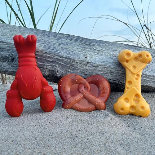 Nylabone Power Chew Toy Bundle, Dog Toys for Aggressive Chewers, 3 Pack - color: Broccoli 3 Pack, size: Small