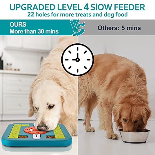 PETSTA Dog Puzzle Toys, Treat Dispensing Dog Enrichment Toys for IQ Training and Brain Stimulation, Interactive Mentally Stimulating Toys as Gifts for Puppies, Cats, Dogs (M-Level 3) - color: M-Level 3