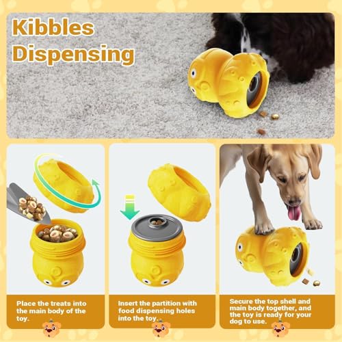 3-in-1 Dog Frozen Treat Toy, Interactive Dog Toys for Aggressive Chewers, Dogs Treat Dispenser Toy, Keep Your Pup Busy, Anxiety Relief for Dogs Toys, Octopus - color: Octopus
