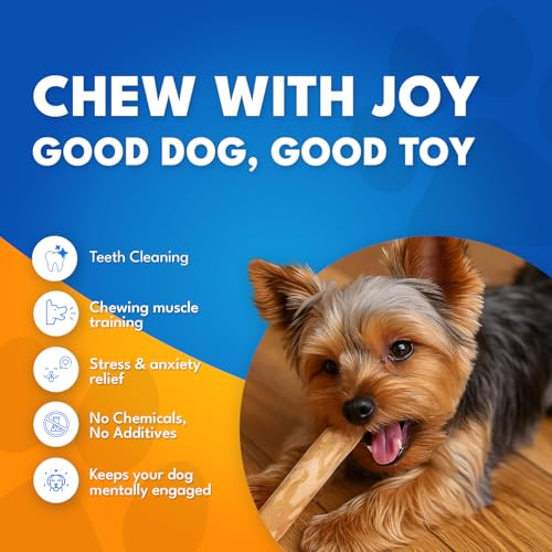 Coffee Wood Dog Chew, 3-Pack Natural Puppy Teething & Chew Toy, XS - size: Extra Small - XS