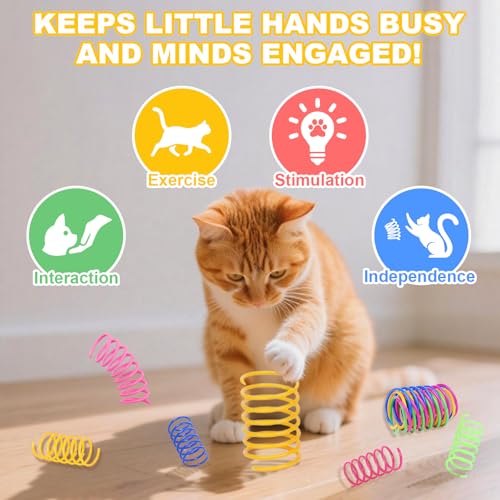 Interactive Cat Toy Ball, Red1, Indoor Cats - color: Red1, size: 2.3 inches