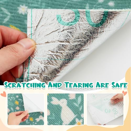 12 Inch x 6.56 ft Self Adhesive Rabbit Scratch Mat Bunny Pad