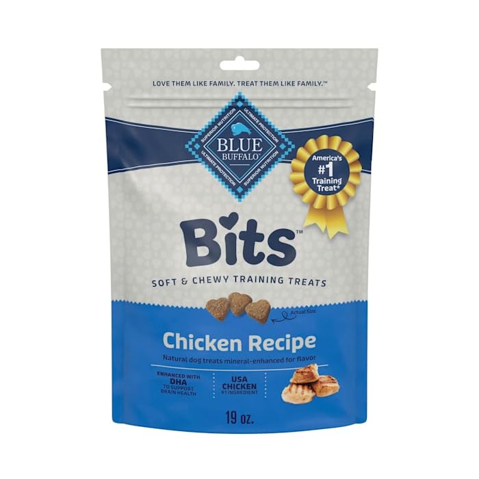 Blue Buffalo Bits Chicken Training Treats, 19 oz - size: 19 Ounce (Pack of 1)