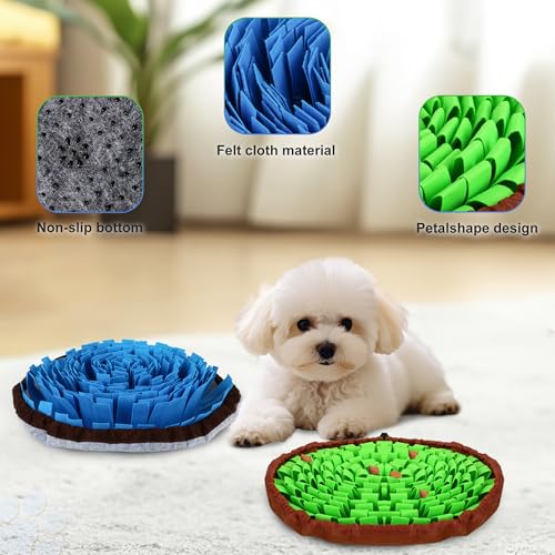 Snuffle Mat for Dogs, 2 PCE Dog Snuffle Mat