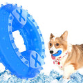 NWK Cooling Chew Toy for Dogs, Puppy Teething Toy (Ring) - color: Blue Ring