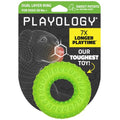 Playology Dual Layer Ring Toy for Aggressive Chewers, Sweet Potato Scent - size: Jumbo, style: Sweet Potato