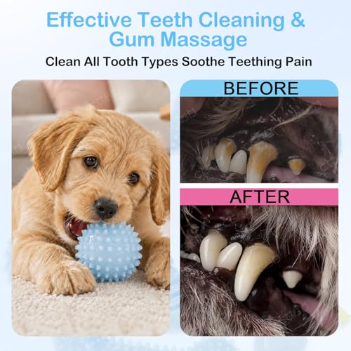 Puppy Toys, 6 Pack Dog Chew Toys, Teething Toys for Small Dogs, Blue - color: Blue, size: Small（6Pack）