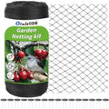 Garden Mesh Netting 15x20 FT - Heavy Duty Bird Net, Mesh Pest Barrier Reusable Ultra Fine Deer Fence Netting Crops Row Cover Raised Bed Protect Fruits Flower Vegetables from Bird Deer Squirrel - size: 15x20ft