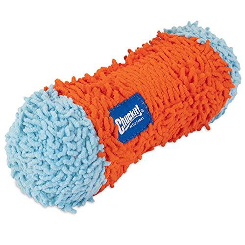Chuckit! Indoor Fetch Tumble Bumper Dog Toy (8.5 Inch), Orange and Blue - size: Medium/Large