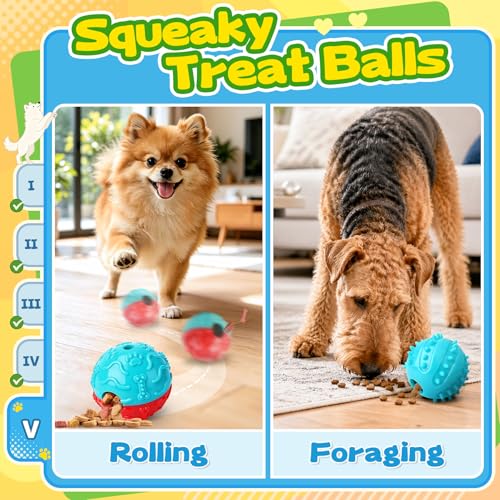 Forfon Upgraded Dog Enrichment Toy Set with Slow Feeder Bowl & Puzzle Toy - color: Expert Dog Puzzle Toys