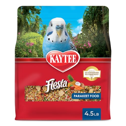 Kaytee Fiesta Parakeet Food, Parakeet Bird Food, 4.5 Pounds - size: 4.5 Pound (Pack of 1)