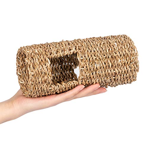 Niteangel Creative & Composable Hamster Tunnel: Edible Seagrass & DIY Tube - size: HC