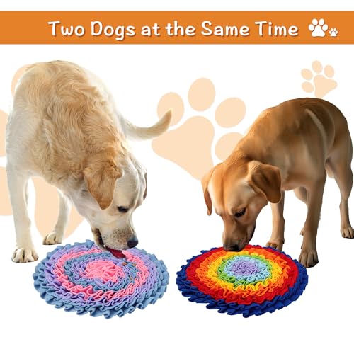 2 Pcs Snuffle Mat for Dogs, Pet Slow Feeding Mats