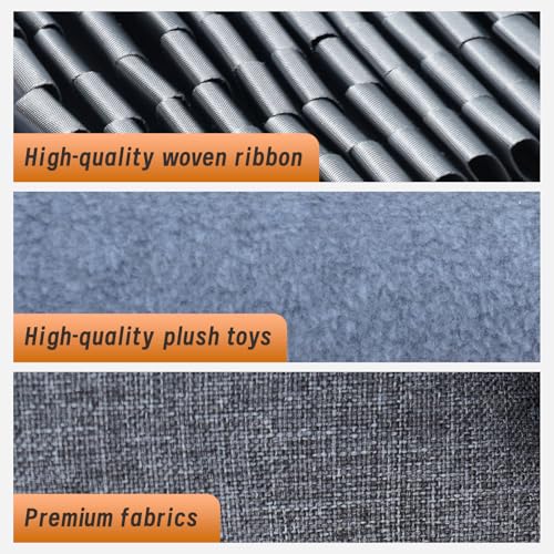 Dog Sniffing Mat, Interactive Dog Puzzle Toy, Stress Relief, Enriches Feeding Games The Sniffing mat Helps Slow Down Eating Speed and Keeps Dogs Busy - color: Silver-gray