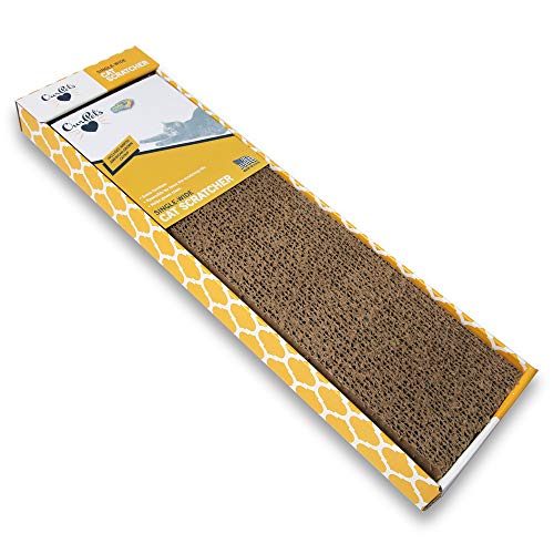 OurPets Straight and Narrow Cat Scratcher Multipack - 3 Pack - size: Pack of 3, style: Single Wide