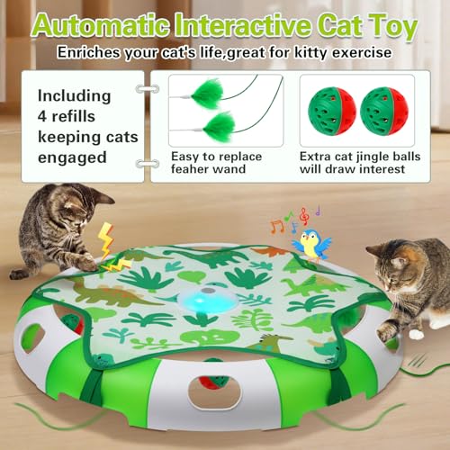 Automatic Interactive Cat Toy for Indoor Cats