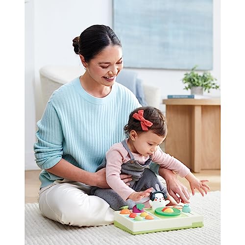 Skip Hop Baby Musical DJ Set Toy with Lights, Songs, Sound Effects, and Soft Textures, Farmstand Let The Beet Drop DJ Set - color: Dj Set