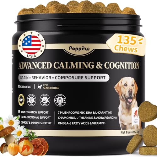 Advanced Calming Chews for Dogs-Brain & Composure Support - size: 135Ct Salmon