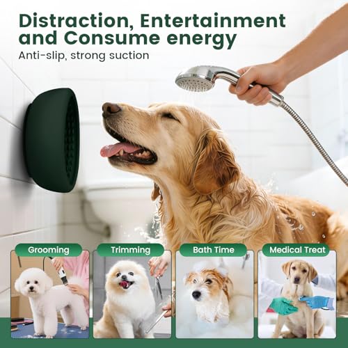 SmartTail Dog Slow Feeder Bowl,Dog Freezer Bowl for Anxiety Relief,BPA-Free - color: green, size: L