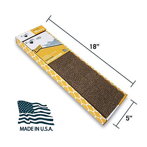 OurPets Straight and Narrow Cat Scratcher Multipack - 3 Pack - size: Pack of 3, style: Single Wide