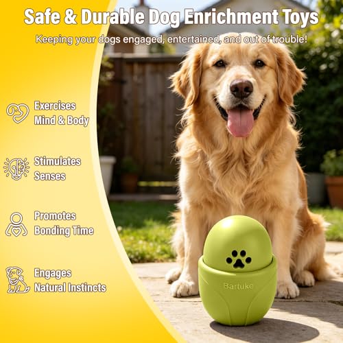 Frozen Treat Dog Toy BPA Free Silicone Dogs Slow Feeder Lick Ball, Green - color: Green
