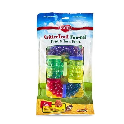 Kaytee CritterTrail Fun-nel Twist-& Turn Hamster Tubes - size: Twist-& Turn Tubes Kit