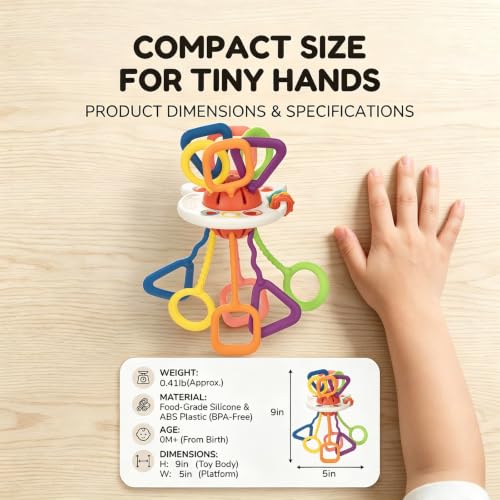 Montessori Pull String Sensory Toy for Toddlers