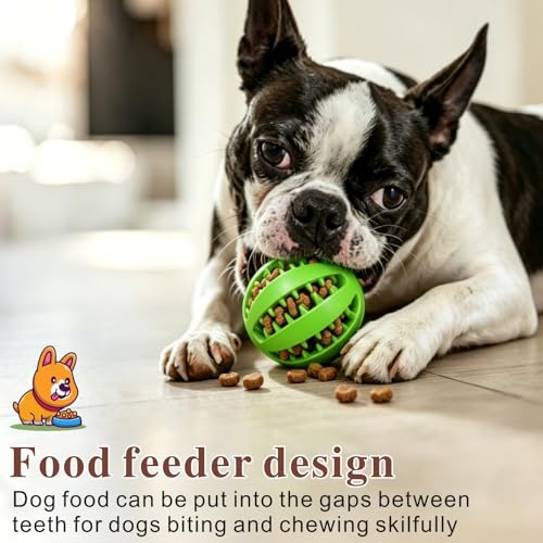 Idepet Dog Toy Ball Tennis Balls for Aggressive Chewers,Nontoxic Bite Resistant Toys ETPU High-Bounce Floating Fetch Toys for Teething for Small Medium Dogs (Green&Yellow, 4 Balls-2.75in) - color: Green&Yellow, size: 4 Balls-2.75in