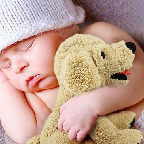 LotFancy Golden Retriever Stuffed Animal, 12-Inch Soft Plush Puppy for Kids - color: Beige, size: 12 inch
