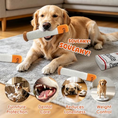 Wdmiya Funny Dog Toys for Small Medium Dogs, Squeaky Interactive Dog Toy