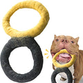 Eco-Tug, All Natural Wool, Handmade, Organic and Eco-Friendly, Dog and Puppy Play Toy (Large 11", Yellow/Black) - color: Yellow/Black, size: Large 11"