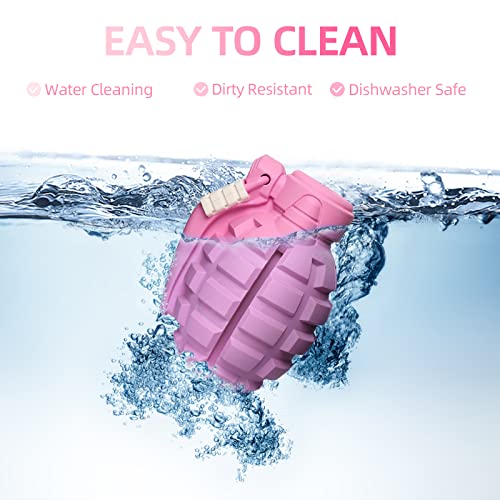 Dog Toys for Aggressive Chewers Large Breed, Fun to Chew (Pink) - color: Pink