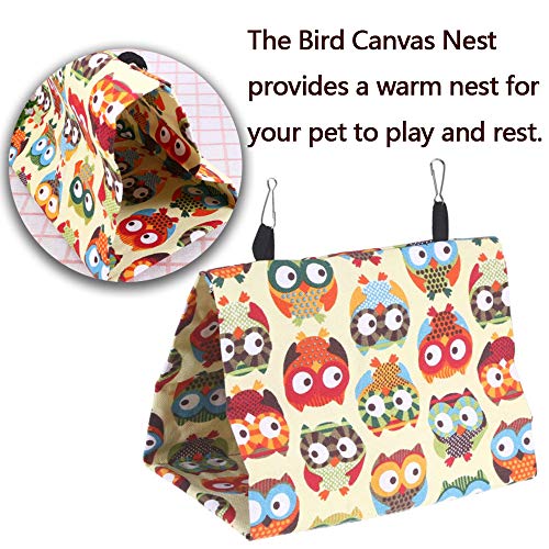 Winter Warm Bird Nest Bird Nest Bird Bed Hanging Cage Tent Hut - Parrot Hanging Tent for Budgies Pet Parrot Budgie Parakeet Cockatiel