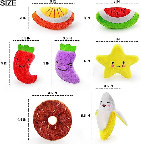 LEGEND SANDY Dog Squeaky Toys, Plush Small Dog Toys for Dogs, Stuffed with Squeakers,14 pcs Puppy Toys with a Carrying Bag for Small Medium Size - color: 14 Pack Multicolor Animals