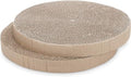 Round Cat Scratcher Replacement Pads (2, Cardboard, 10 * 10inch) - color: Cardboard