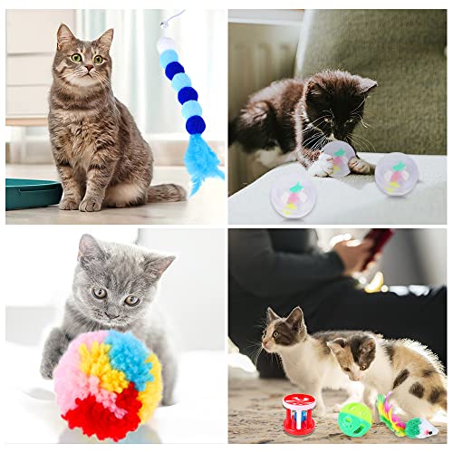 Cat Play Tunnel,Occupiedpet Collapsible Cube Tent with 3 Entry Points - color: 15 Pieces