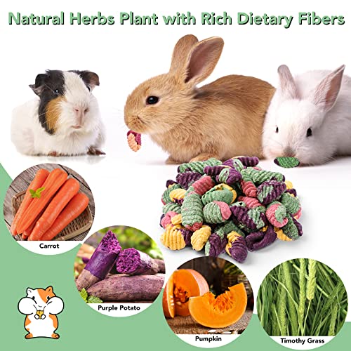 Rabbit Chew Toys Teeth Timothy Hay Sticks, Guinea Pig Chew Treats Toys - size: 36Pack-sticks Set