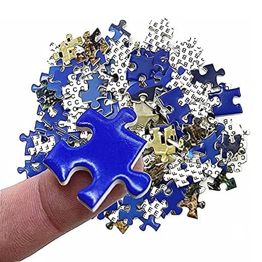 1000 Pieces Puzzle for Adult - German Shepherd I Am Your Friend Dog Lovers Wooden Jigsaw Puzzles Challenging Educational Fun Interactive Toys for Family Creative Gift
